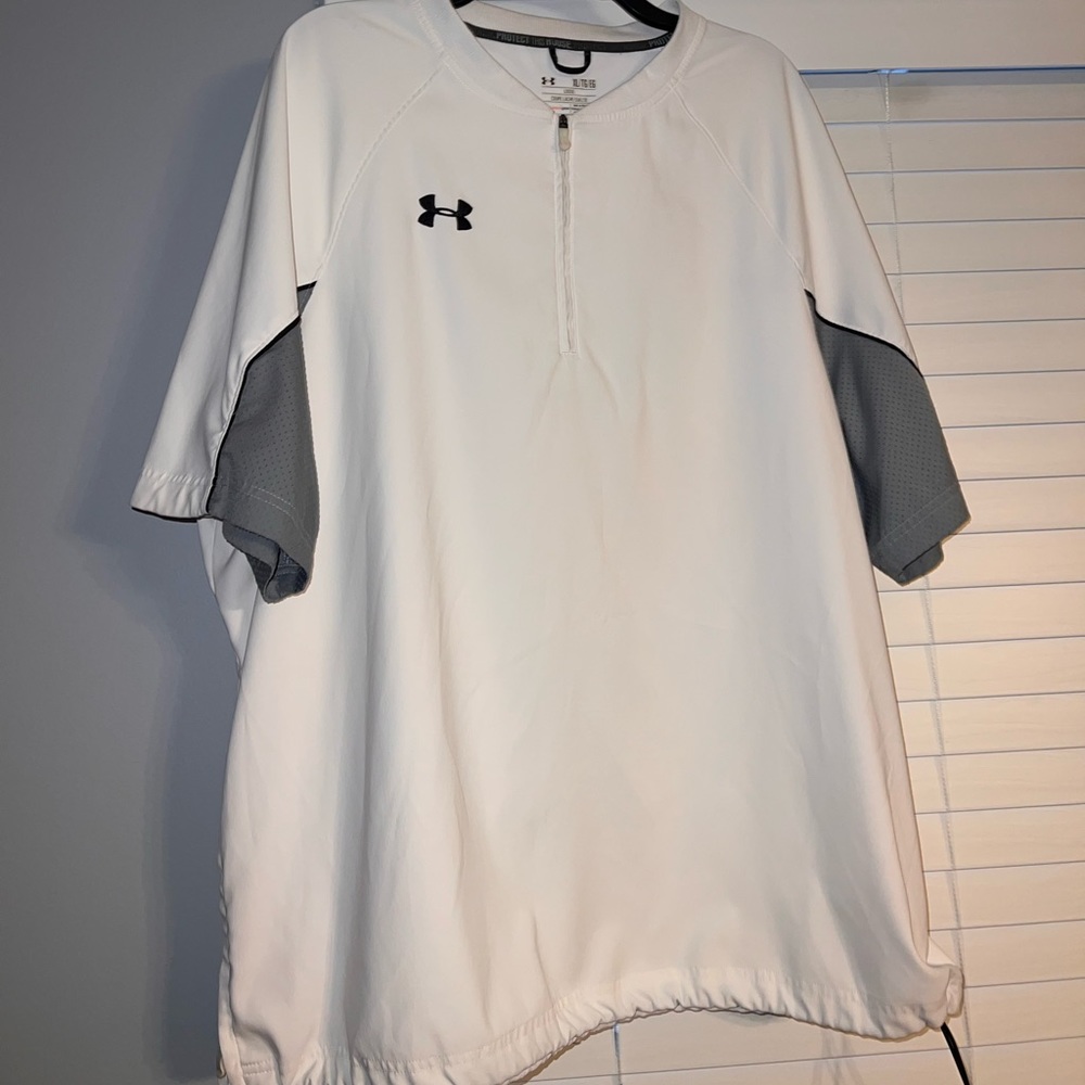 Under Armour White/Grey Windshirt